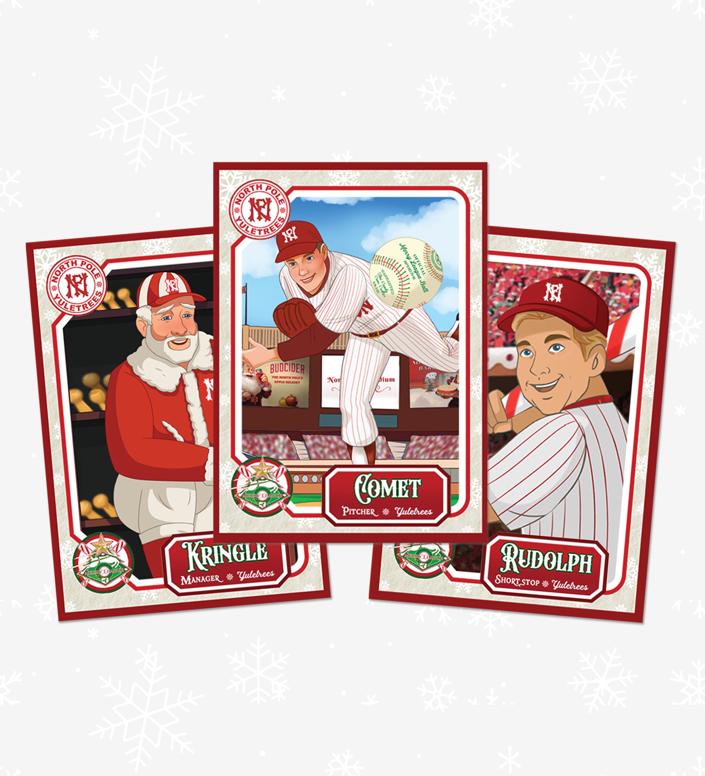 Merry League Christmas Baseball Gift. The Official Baseball of Christmas. Stocking Stuffer. Christmas Collectible Baseball