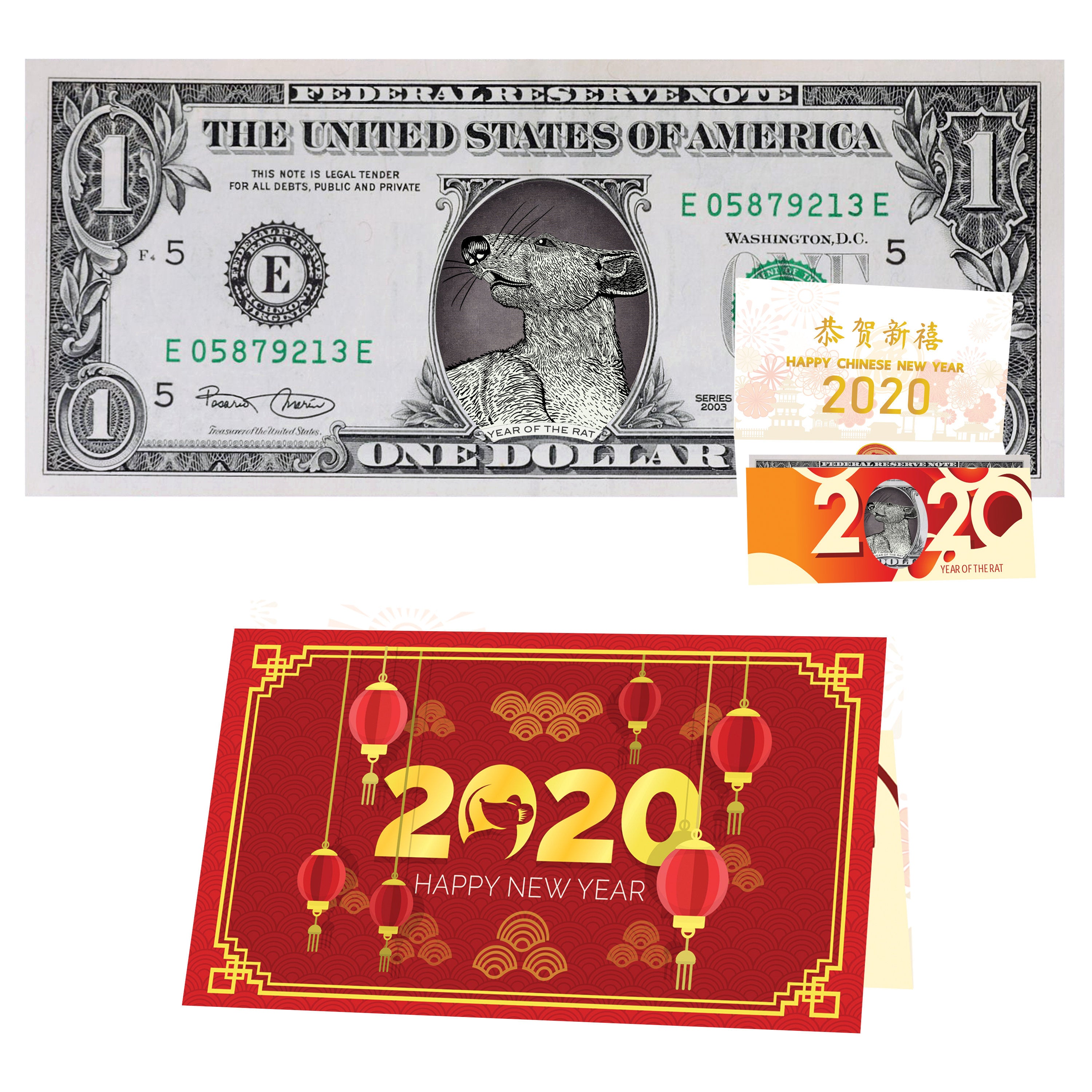 Official Chinese New Year Lucky Dollar Money: Real 2.0 USD. Bankable & –  Holiday Dollars