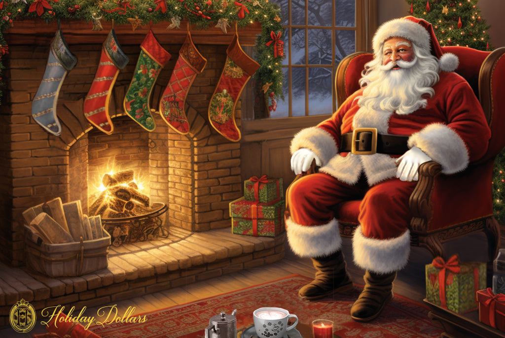 Santa Dollars are Legal Currency: The Gift That Keeps On Giving, These Santa Dollar Bills Can be Used as Real Legal Tender Money