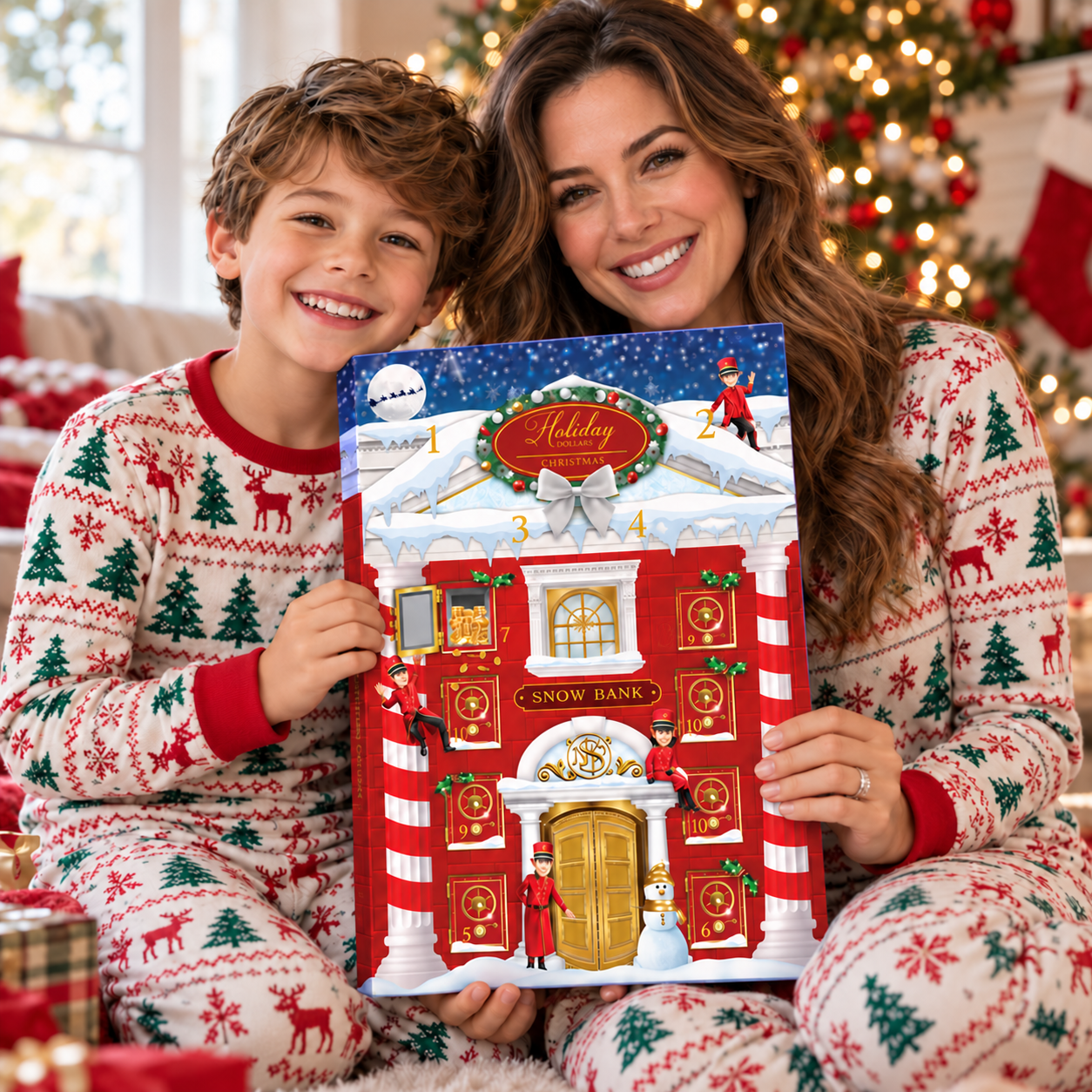 12 Days of Christmas Dollars Advent Calendar. 12 Real Bankable and Spendable Dollars in a 12 day Advent Calendar Snow Bank Box. 1.0 Dollar Collection