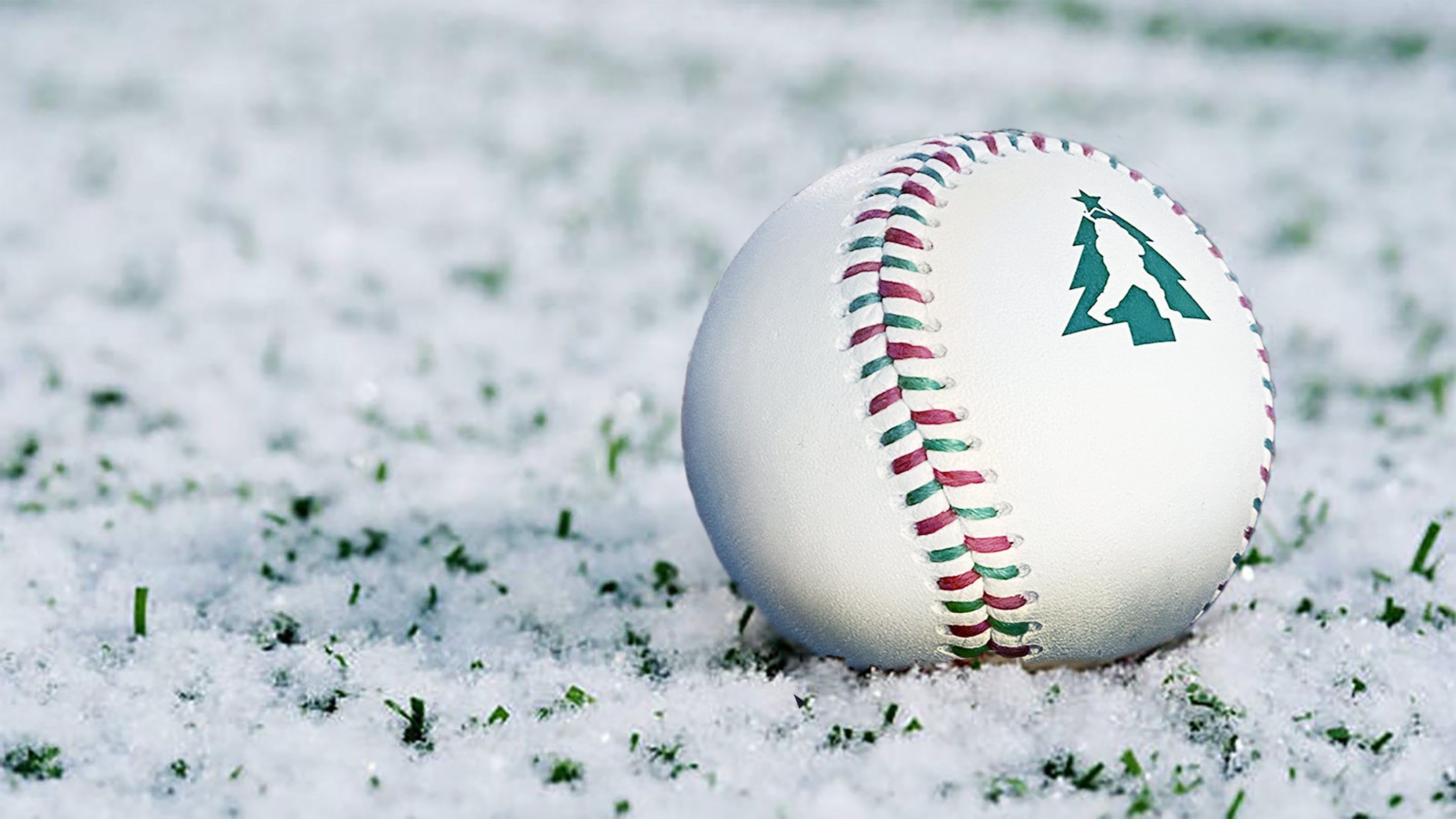 Merry League Christmas Baseball Gift. The Official Baseball of Christmas. Stocking Stuffer. Christmas Collectible Baseball